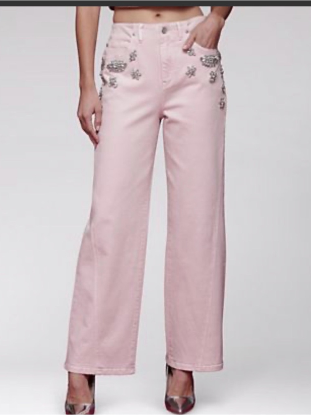 Pink Embellished Two-Piece Set - Picture 2 of 2